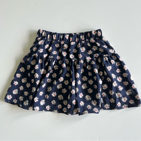 Fifty Street Navy Blue Floral Mini Skirt, Small - Picture 4 of 7